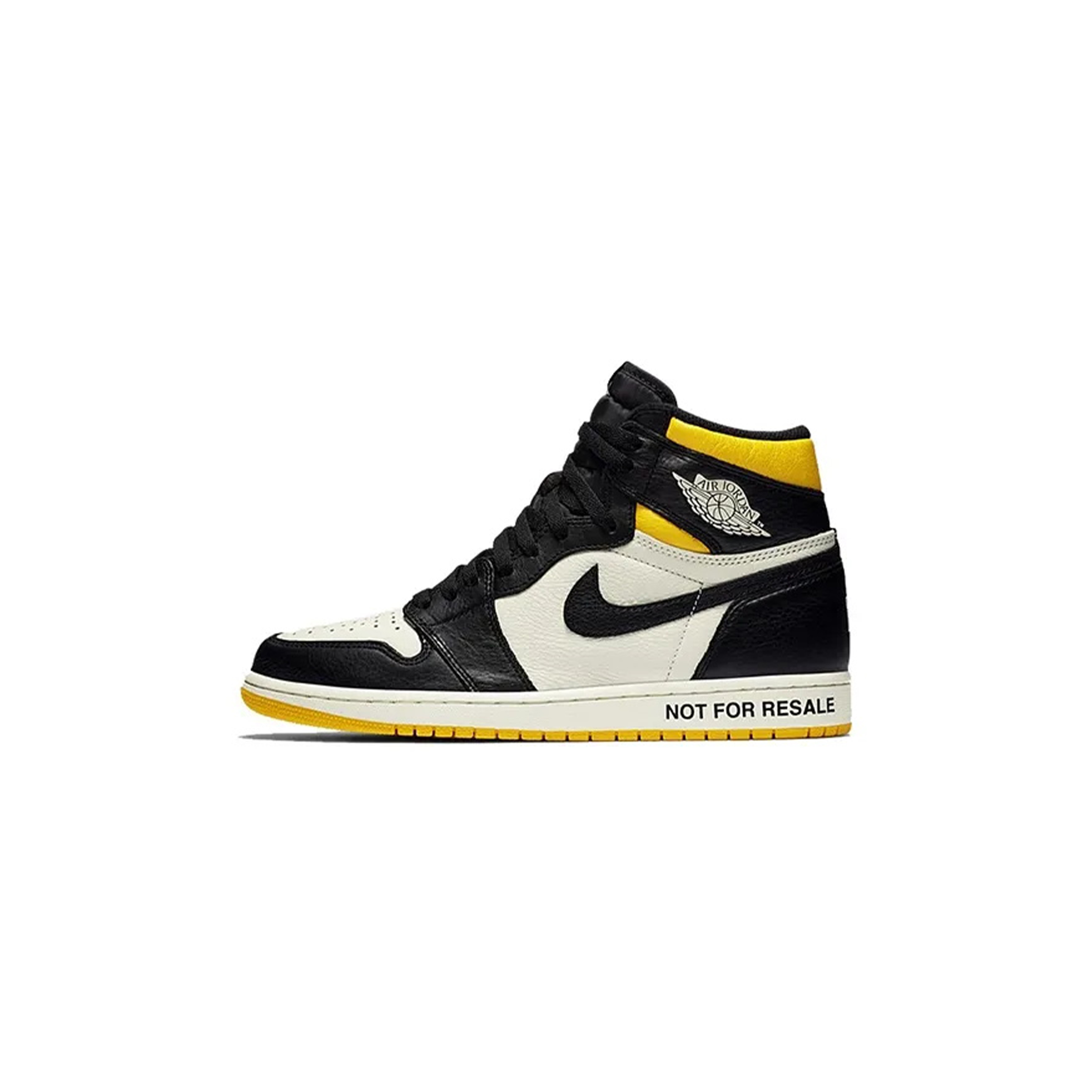 NIKE JORDAN 1 RETRO HIGH NOT FOR RESALE VARSITY MAIZE 861428-107